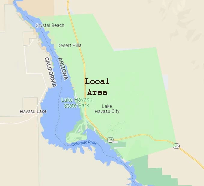 local-area-map Amore Shuttle Lake Havasu Shuttle Service